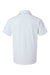 AllPro 41SP0 Mens Pro Flex Sorona Short Sleeve Polo Shirt White Flat Back