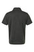 AllPro 4HM00 Mens Performance Melange Short Sleeve Polo Shirt Black Melange Flat Back