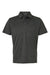 AllPro 4HM00 Mens Performance Melange Short Sleeve Polo Shirt Black Melange Flat Front