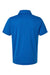 AllPro 4HM00 Mens Performance Melange Short Sleeve Polo Shirt Royal Blue Melange Flat Back