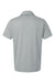 AllPro 4HM00 Mens Performance Melange Short Sleeve Polo Shirt Silver Grey Melange Flat Back