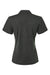 AllPro 4HM00L Womens Performance Melange Short Sleeve Polo Shirt Black Melange Flat Back