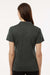 AllPro 4HM00L Womens Performance Melange Short Sleeve Polo Shirt Black Melange Model Back