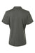 AllPro 4HM00L Womens Performance Melange Short Sleeve Polo Shirt Charcoal Grey Melange Flat Back