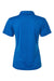 AllPro 4HM00L Womens Performance Melange Short Sleeve Polo Shirt Royal Blue Melange Flat Back