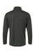 AllPro 4HM700 Mens Performance Melange 1/4 Zip Sweatshirt Black Melange Flat Back