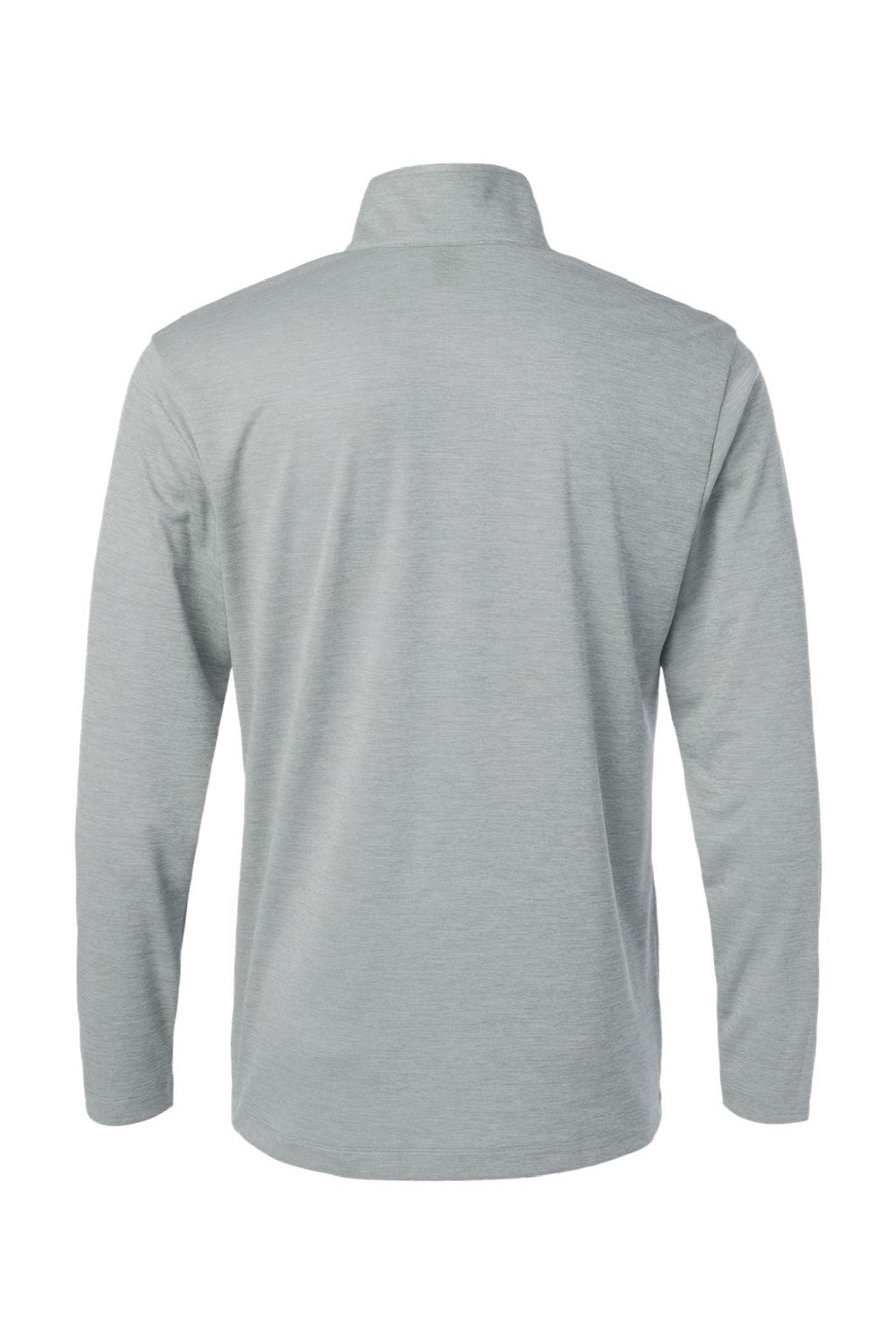 AllPro 4HM700 Mens Performance Melange 1/4 Zip Sweatshirt Silver Grey Melange Flat Back