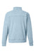 J America 8741 Mens Electric Fleece 1/4 Zip Sweatshirt w/ Pockets Electric Sky Blue Flat Back