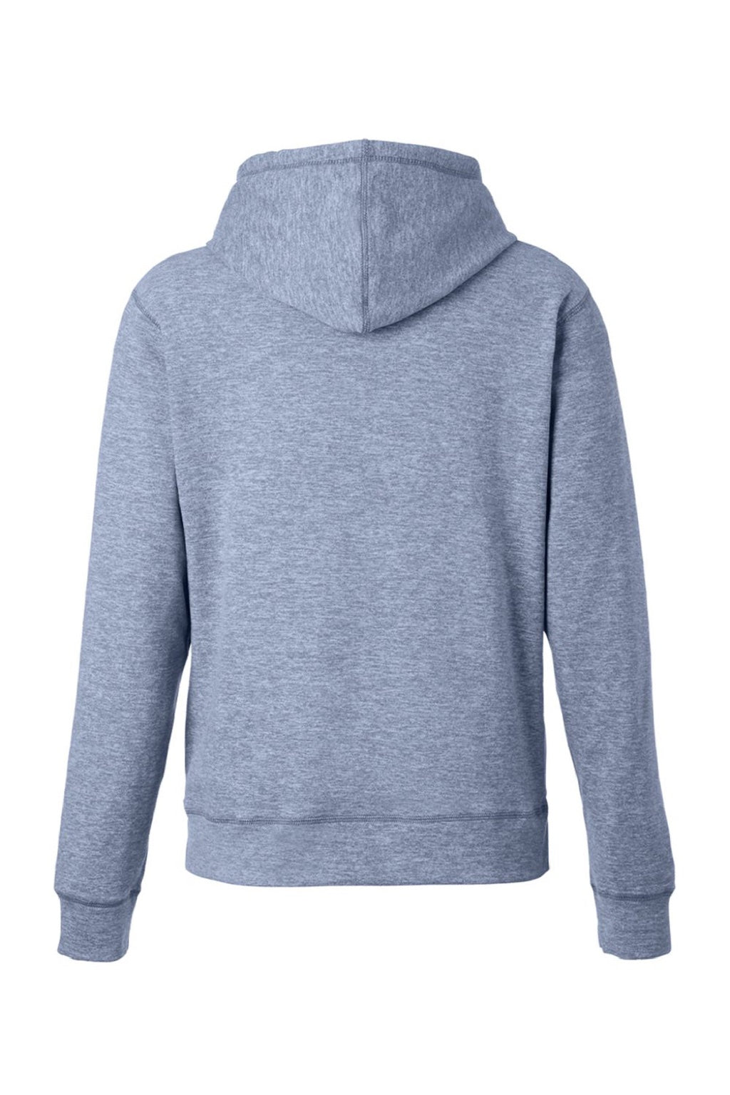 J America 8742 Womens Electric Fleece Hooded Sweatshirt Hoodie w/ Pockets Electric Midnight Blue Flat Back
