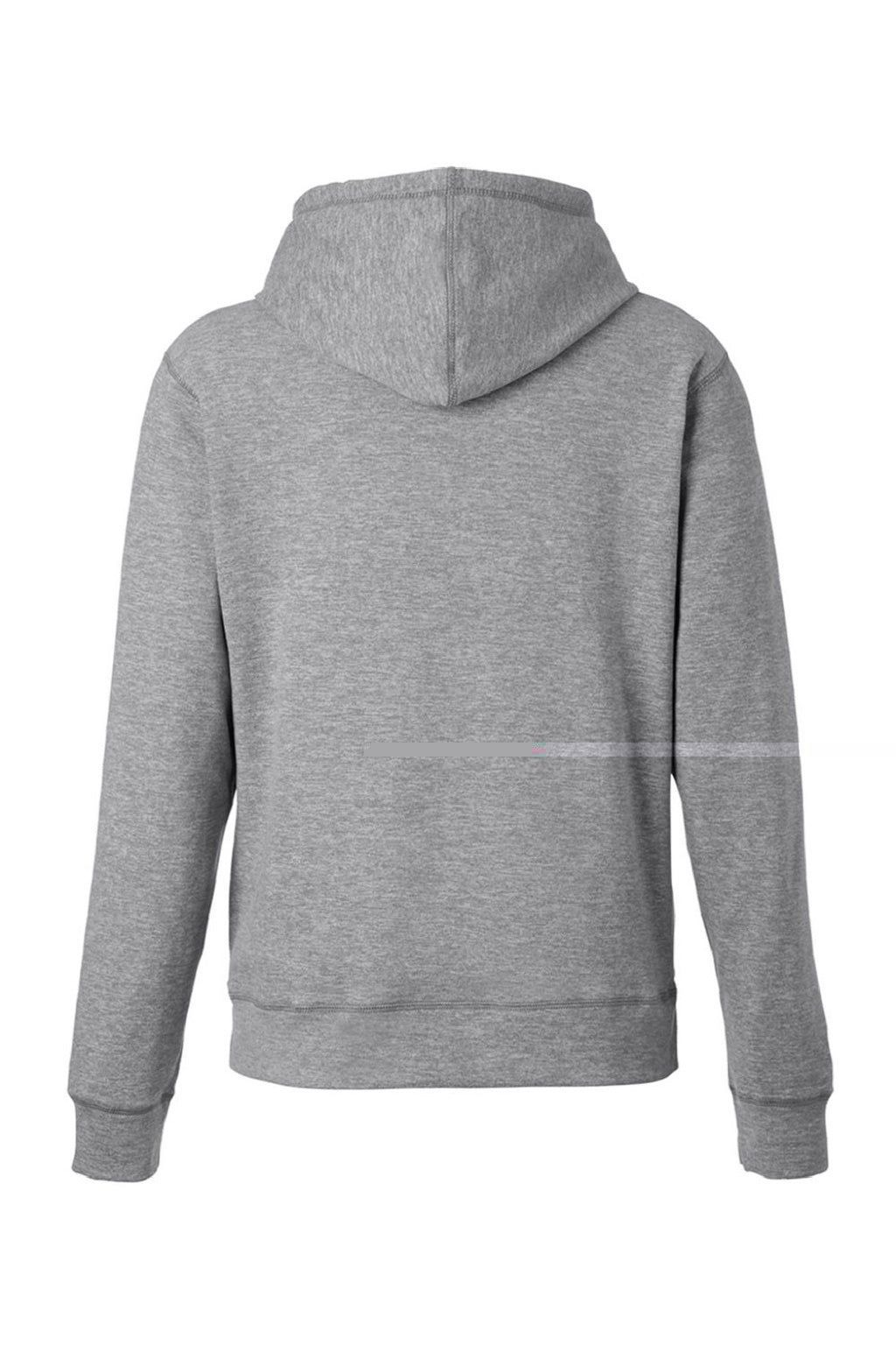 J America 8742 Womens Electric Fleece Hooded Sweatshirt Hoodie w/ Pockets Electric Slate Grey Flat Back