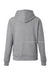 J America 8742 Womens Electric Fleece Hooded Sweatshirt Hoodie w/ Pockets Electric Slate Grey Flat Back