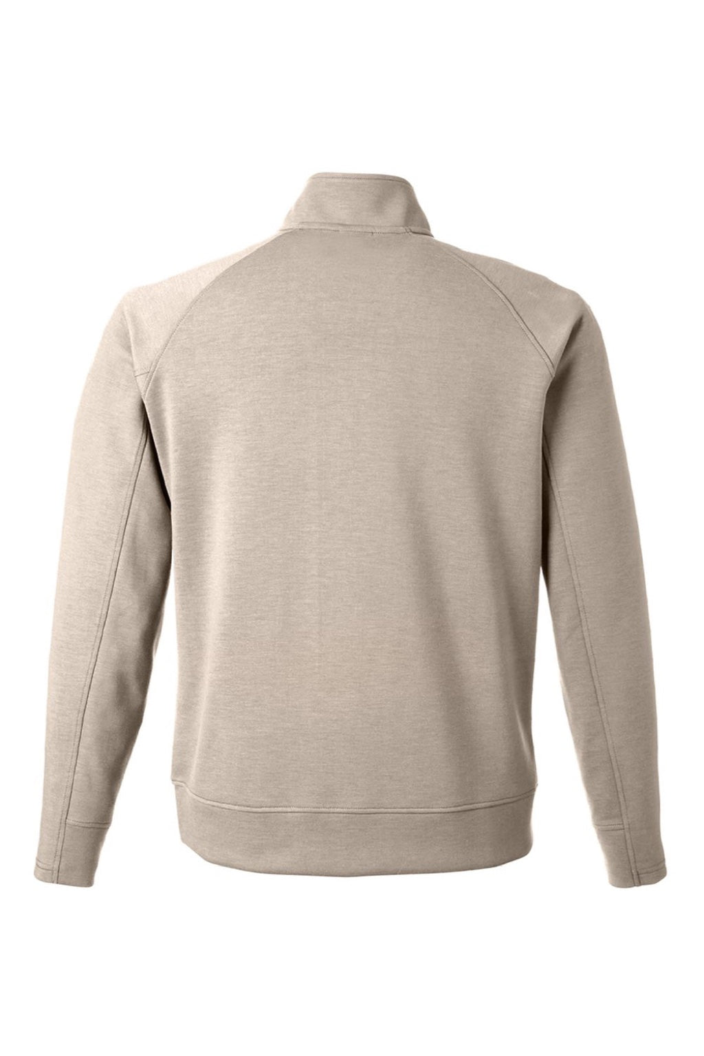 J America 8751 Mens Apex Fleece 1/4 Zip Sweatshirt w/ Pockets Mojave Brown Flat Back