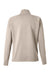 J America 8754 Womens Apex Fleece 1/4 Zip Sweatshirt w/ Pockets Mojave Brown Flat Back