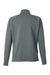 J America 8754 Womens Apex Fleece 1/4 Zip Sweatshirt w/ Pockets Steel Grey Flat Back