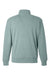 J America 8760 Mens Element Fleece 1/4 Zip Sweatshirt w/ Pockets Peacock Flat Back