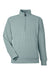 J America 8760 Mens Element Fleece 1/4 Zip Sweatshirt w/ Pockets Peacock Flat Front