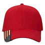 Kati Hats Mens USA Flag Mesh Adjustable Hat - Red/USA Mesh - New