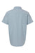 Columbia 199080 Mens Rapid Rivers Short Sleeve Button Down Shirt w/ Pocket Ripple Blue Flat Back