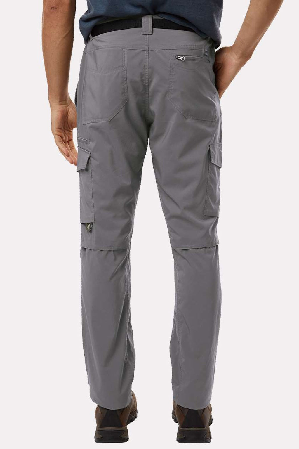 Columbia 212335 Mens Skien Valley Cargo Pants w/ Pockets City Grey Model Back