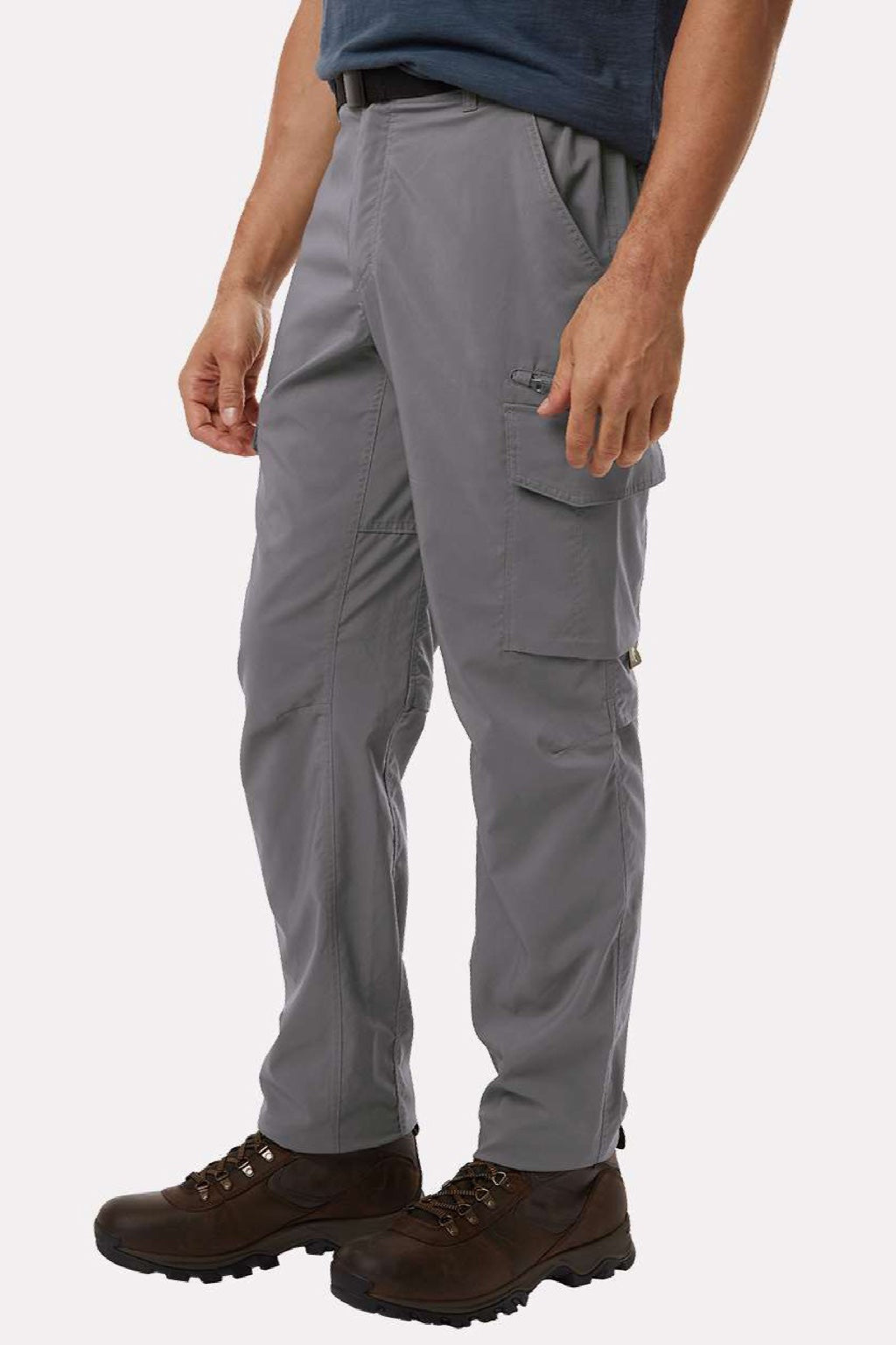Columbia 212335 Mens Skien Valley Cargo Pants w/ Pockets City Grey Model Side