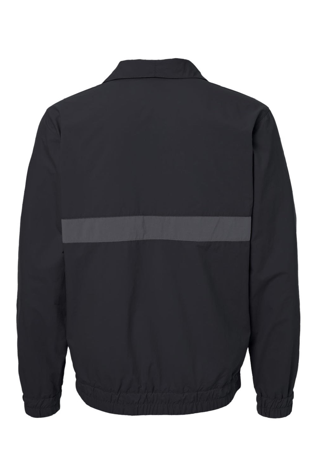 Columbia 212106 Mens Spire Valley Full Zip Windbreaker Jacket Black/Shark Grey Flat Back