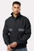 Columbia 212106 Mens Spire Valley Full Zip Windbreaker Jacket Black/Shark Grey Model Front