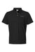 Columbia 211856 Mens Tech Trail Utility Short Sleeve Polo Shirt Black Flat Front