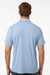 Columbia 211856 Mens Tech Trail Utility Short Sleeve Polo Shirt Ripple Blue Model Back