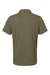 Columbia 211856 Mens Tech Trail Utility Short Sleeve Polo Shirt Stone Green Flat Back