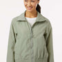 Columbia Womens Time Is Right II Water Resistant Full Zip Windbreaker Jacket - Safari Green - NEW