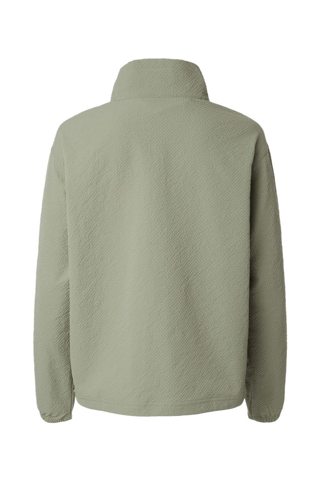 Columbia 211893 Womens Sucker For Summer 1/4 Zip Jacket Safari Green Flat Back