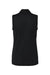 Adidas A1005 Womens Ottoman Sleeveless Polo Shirt Black Flat Back