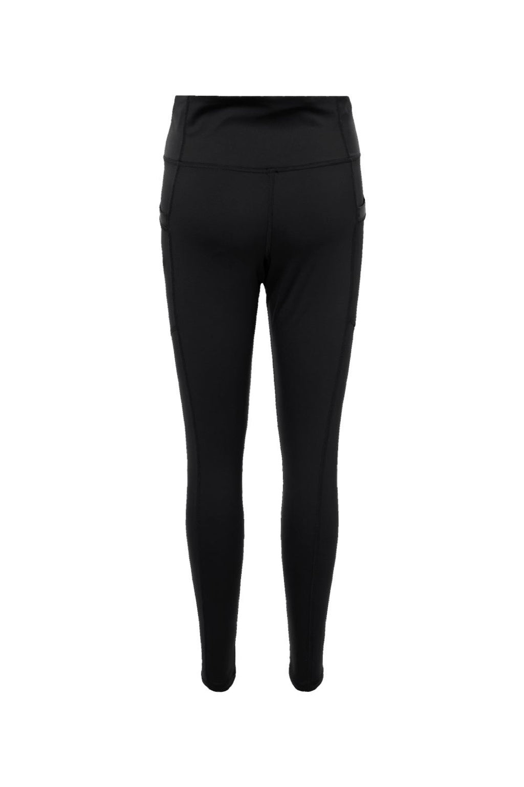 Adidas A1010 Womens Leggings w/ Pockets Black Flat Back