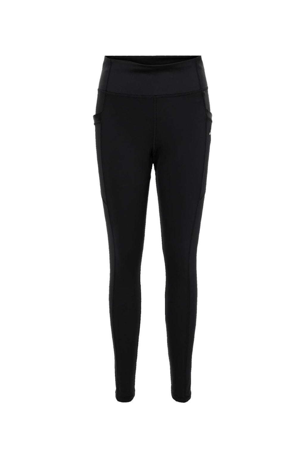 Adidas A1010 Womens Leggings w/ Pockets Black Flat Front