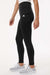 Adidas A1010 Womens Leggings w/ Pockets Black Model Side