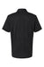 Adidas A2008 Mens Ultimate Textured Short Sleeve Polo Shirt Carbon Black Flat Back