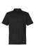 Adidas A2008 Mens Ultimate Textured Short Sleeve Polo Shirt Carbon Black Flat Front