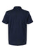 Adidas A2008 Mens Ultimate Textured Short Sleeve Polo Shirt Collegiate Navy Blue Flat Back