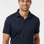 Adidas Mens Ultimate Textured Short Sleeve Polo Shirt - Collegiate Navy Blue - New