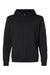 Adidas A2009 Mens Ultimate Elevated Hooded Sweatshirt Hoodie Black Flat Front