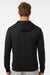Adidas A2009 Mens Ultimate Elevated Hooded Sweatshirt Hoodie Black Model Back