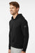 Adidas A2009 Mens Ultimate Elevated Hooded Sweatshirt Hoodie Black Model Side