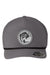 Columbia Hats 212134 Mens Tidal Pursuit 3D Stretch Snapback Hat City Grey Flat Front