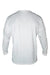 Anetik MVLPRL8 Mens Low Pro Tech Long Sleeve Crewneck T-Shirt Heather White Flat Back
