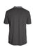 Anetik MPTNTS0 Mens Transit Tech Short Sleeve Polo Shirt Heather Charcoal Grey Flat Back