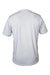 Anetik MVLPRS8 Mens Low Pro Tech Short Sleeve Crewneck T-Shirt Heather Alloy Grey Flat Back