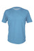 Anetik MVLPRS8 Mens Low Pro Tech Short Sleeve Crewneck T-Shirt Heather Bahama Blue Flat Front