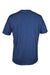 Anetik MVLPRS8 Mens Low Pro Tech Short Sleeve Crewneck T-Shirt Heather Navy Blue Flat Back