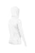Anetik WSBRZH0 Womens Breeze Tech Hooded Long Sleeve T-Shirt Hoodie Heather White Flat Back