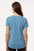 Anetik WSBRZS0 Womens Breeze Tech Short Sleeve Crewneck T-Shirt Heather Bahama Blue Model Back